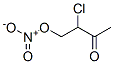 2-Butanone,  3-chloro-4-hydroxy-,  nitrate  (7CI) Structure