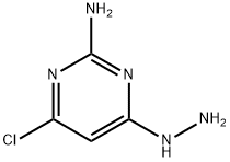 4-Chloro-6-hydrazinylpyrimidin-2-amine Struktur