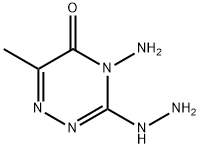 4-氨基-3-腙-6-甲基-3,4-二氢-1,2,4-三嗪-5(2H)-酮,89124-32-3,结构式