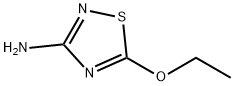 3-氨基-5-乙氧基-1,2,4-噻重氮 结构式