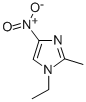 1-乙基-2-甲基-4-硝基咪唑,89128-07-4,结构式