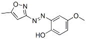 4-Methoxy-2-[(5-methylisoxazol-3-yl)azo]phenol,89130-06-3,结构式