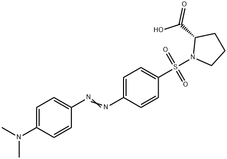 DABSYL-L-PROLINE Struktur