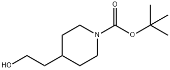 1-Boc-4-(2-hydroxyethyl)piperidine Struktur