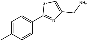 C-(2-P-TOLYL-THIAZOL-4-YL)-METHYLAMINE Structure