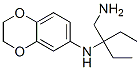 1,2-Butanediamine,  N2-(2,3-dihydro-1,4-benzodioxin-6-yl)-2-ethyl-,891646-97-2,结构式