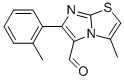 3-METHYL-6-(2-METHYLPHENYL)IMIDAZO[2,1-B]THIAZOLE-5-CARBOXALDEHYDE 结构式