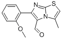 6-(2-METHOXYPHENYL)-3-METHYLIMIDAZO[2,1-B]THIAZOLE-5-CARBOXALDEHYDE Structure