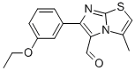 6-(3-ETHOXYPHENYL)-3-METHYLIMIDAZO[2,1-B]THIAZOLE-5-CARBOXALDEHYDE Structure
