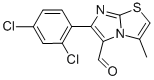 6-(2,4-DICHLOROPHENYL)-3-METHYLIMIDAZO[2,1-B]THIAZOLE-5-CARBOXALDEHYDE 结构式