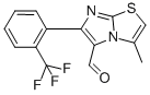 3-METHYL-6-[2-(TRIFLUOROMETHYL)PHENYL]IMIDAZO[2,1-B]THIAZOLE-5-CARBOXALDEHYDE|