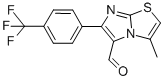 3-METHYL-6-[4-(TRIFLUOROMETHYL)PHENYL]IMIDAZO[2,1-B]THIAZOLE-5-CARBOXALDEHYDE Structure