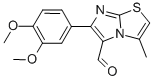 6-(3,4-DIMETHOXYPHENYL)-3-METHYLIMIDAZO[2,1-B]THIAZOLE-5-CARBOXALDEHYDE Structure