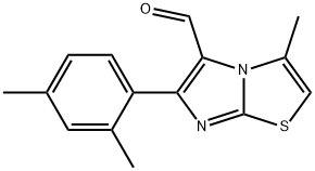 6-(2,4-DIMETHYLPHENYL)-3-METHYLIMIDAZO[2,1-B]THIAZOLE-5-CARBOXALDEHYDE,891655-51-9,结构式