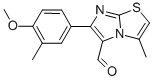 6-(4-METHOXY-3-METHYLPHENYL)-3-METHYLIMIDAZO[2,1-B]THIAZOLE-5-CARBOXALDEHYDE,891656-16-9,结构式