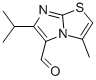 3-METHYL-6-(1-METHYLETHYL)IMIDAZO[2,1-B]THIAZOLE-5-CARBOXALDEHYDE Structure