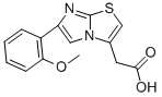 6-(2-METHOXYPHENYL)IMIDAZO[2,1-B]THIAZOLE-3-ACETIC ACID Structure