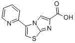 3-(2-PYRIDINYL)IMIDAZO[2,1-B]THIAZOLE-6-CARBOXYLIC ACID,891769-90-7,结构式