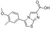 3-(4-METHOXY-3-METHYLPHENYL)IMIDAZO[2,1-B]THIAZOLE-6-CARBOXYLIC ACID Structure