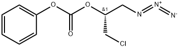 2-Azido-1-(chloromethyl)ethyl Carbonic Acid Phenyl Ester,891782-65-3,结构式