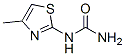 Urea,  (4-methyl-2-thiazolyl)-  (7CI) 结构式