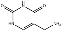5-(アミノメチル)-2,4(1H,3H)-ピリミジンジオン 化学構造式
