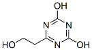 s-Triazine-2-ethanol, 4,6-dihydroxy- (7CI) 化学構造式