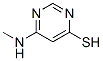 4-Pyrimidinethiol, 6-(methylamino)- (7CI)|