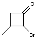 Cyclobutanone,  2-bromo-3-methyl-,89180-79-0,结构式