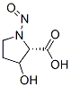 Proline, 3-hydroxy-1-nitroso- (7CI,9CI) 结构式