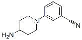 Benzonitrile, 3-(4-amino-1-piperidinyl)- (9CI) 化学構造式