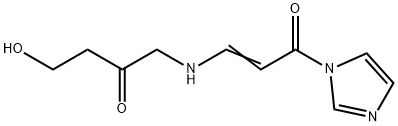 1-(4-アザ-8-ヒドロキシ-6-オキソ)オクト-2-エン-1-オイルイミダゾール(MIXTURE E/Z) 化学構造式