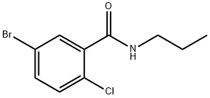 PROPYL 5-BROMO-2-CHLOROBENZAMIDE,892018-30-3,结构式