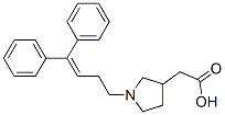 89203-55-4 1-(4,4-Diphenyl-3-butenyl)pyrrolidine-3-acetic acid