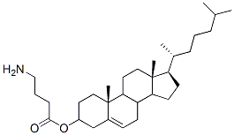 cholesteryl gamma-aminobutyrate 结构式