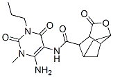 3,5-Methano-2H-cyclopenta[b]furan-7-carboxamide,  N-(6-amino-1,2,3,4-tetrahydro-1-methyl-2,4-dioxo-3-propyl-5-pyrimidinyl)hexahydro-2-oxo- 结构式