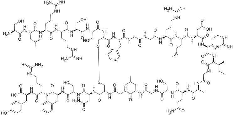 心房性ナトリウム利尿因子【ヒト】 化学構造式