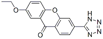 2-ethoxy-6(5-tetrazolyl)xanthone 化学構造式