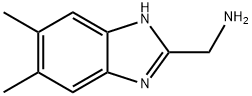 1H-BENZIMIDAZOLE-2-METHANAMINE,5,6-DIMETHYL-(9CI),89219-03-4,结构式