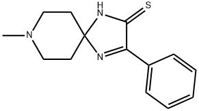 8-甲基-3-苯基-1,4,8-三氮杂螺[4.5]癸烷-3-烯-2-硫酮, 892299-50-2, 结构式