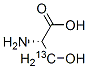 L-セリン(3-13C) 化学構造式