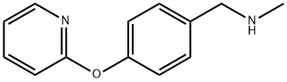 N-METHYL-N-[4-(PYRIDIN-2-YLOXY)BENZYL]AMINE, 892501-90-5, 结构式