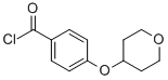 4-(テトラヒドロピラン-4-イルオキシ)ベンゾイルクロリド 化学構造式