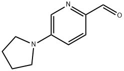 5-ピロリジン-1-イルピリジン-2-カルバルデヒド 化学構造式