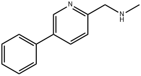 N-METHYL(5-PHENYLPYRID-2-YL)METHYLAMINE Structure