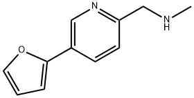 5-Fur-2-yl-2-[methyl(aminomethyl)]pyridine, 892502-04-4, 结构式