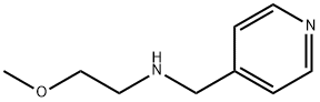 (2-メトキシエチル)(4-ピリジニルメチル)アミン 化学構造式