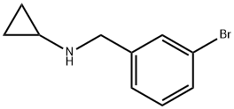 N-(3-bromobenzyl)-N-cyclopropylamine Structure