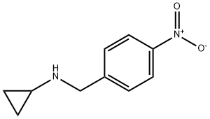 N-Cyclopropyl-4-nitrobenzylaMine 化学構造式