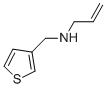 N-(3-チエニルメチル)-2-プロペン-1-アミン 化学構造式